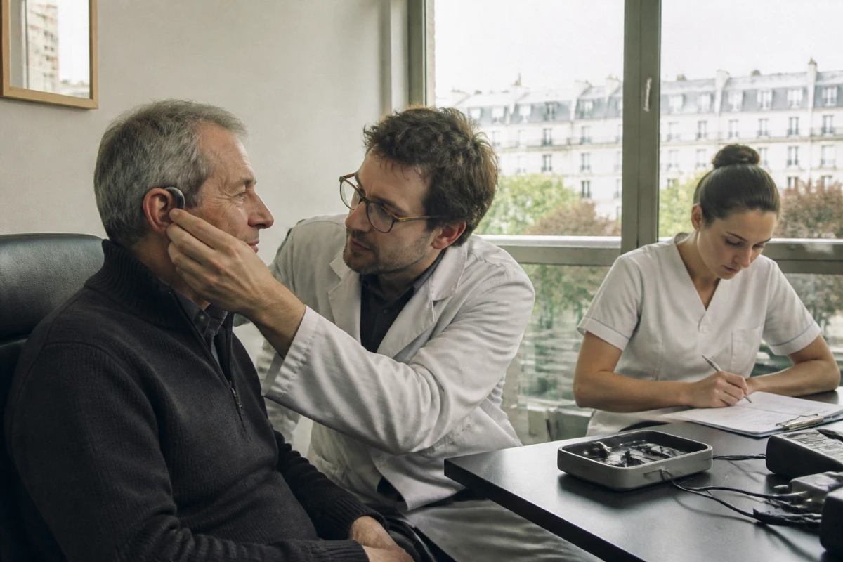 Essai appareil auditif Colombes