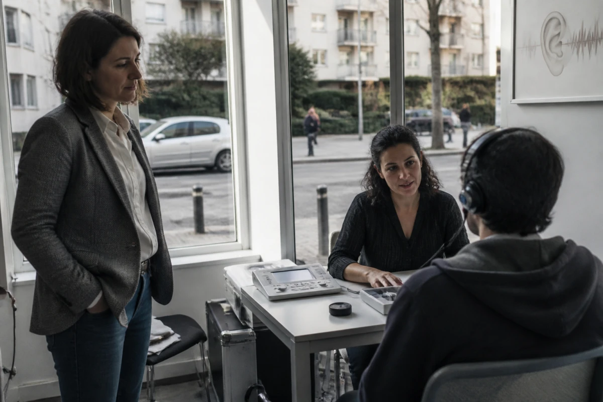 Perte auditive progressive Colombes