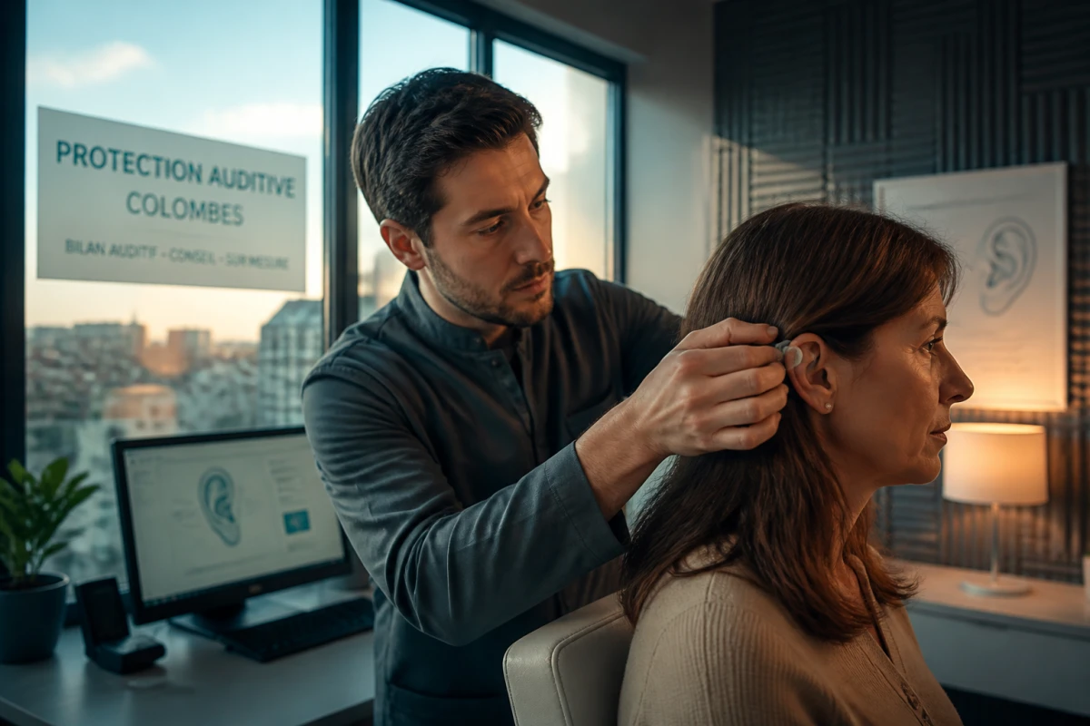 Protection auditive colombes